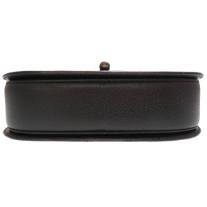 美品 グッチ バンブー レザー ブラック 000 2113 0633 ハンドバッグ バッグ 黒 0187 【中古】 GUCCI