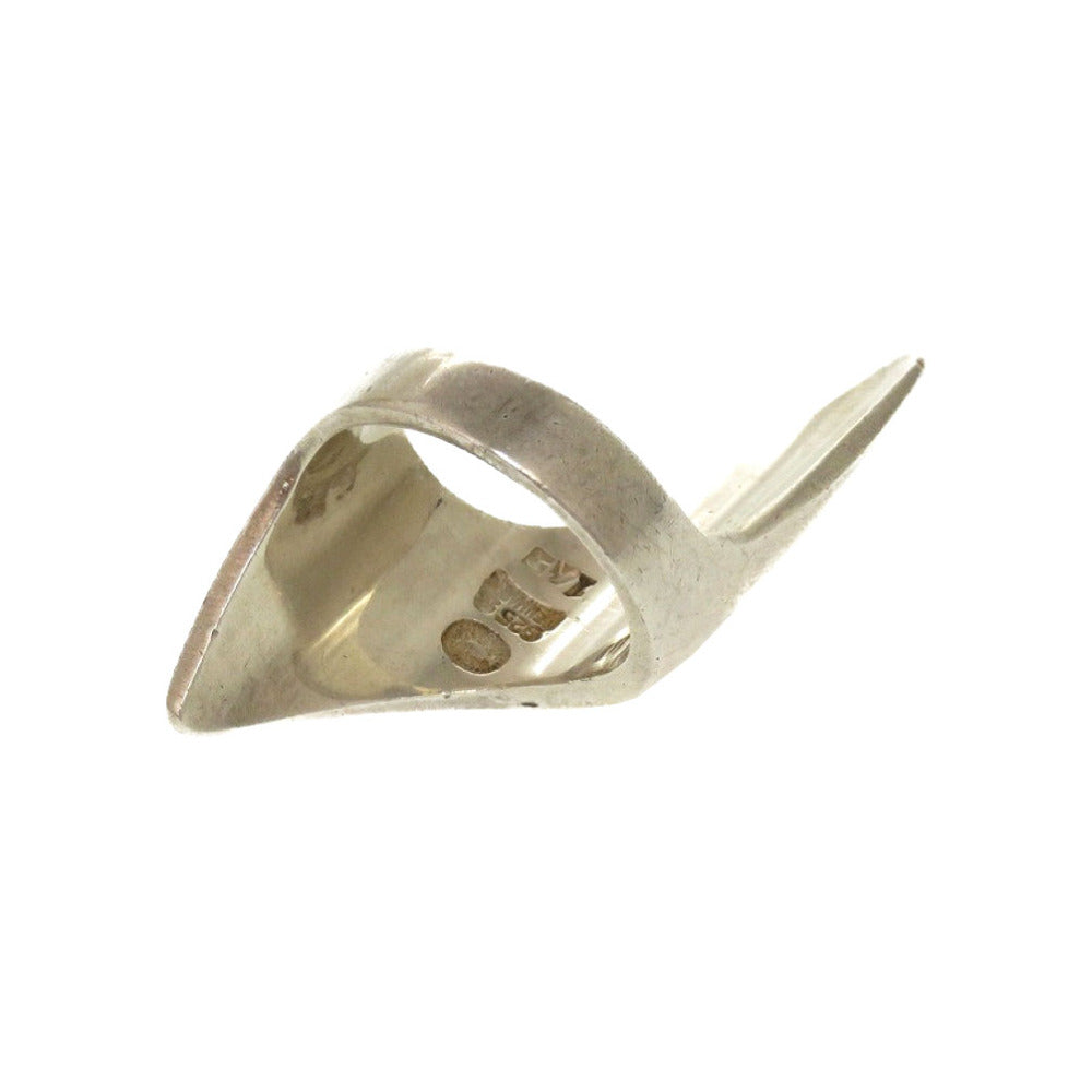 美品 ジョージ ジェンセン 164 シルバー925 リング 指輪 13号 アクセサリー 0200 【中古】 Georg Jensen