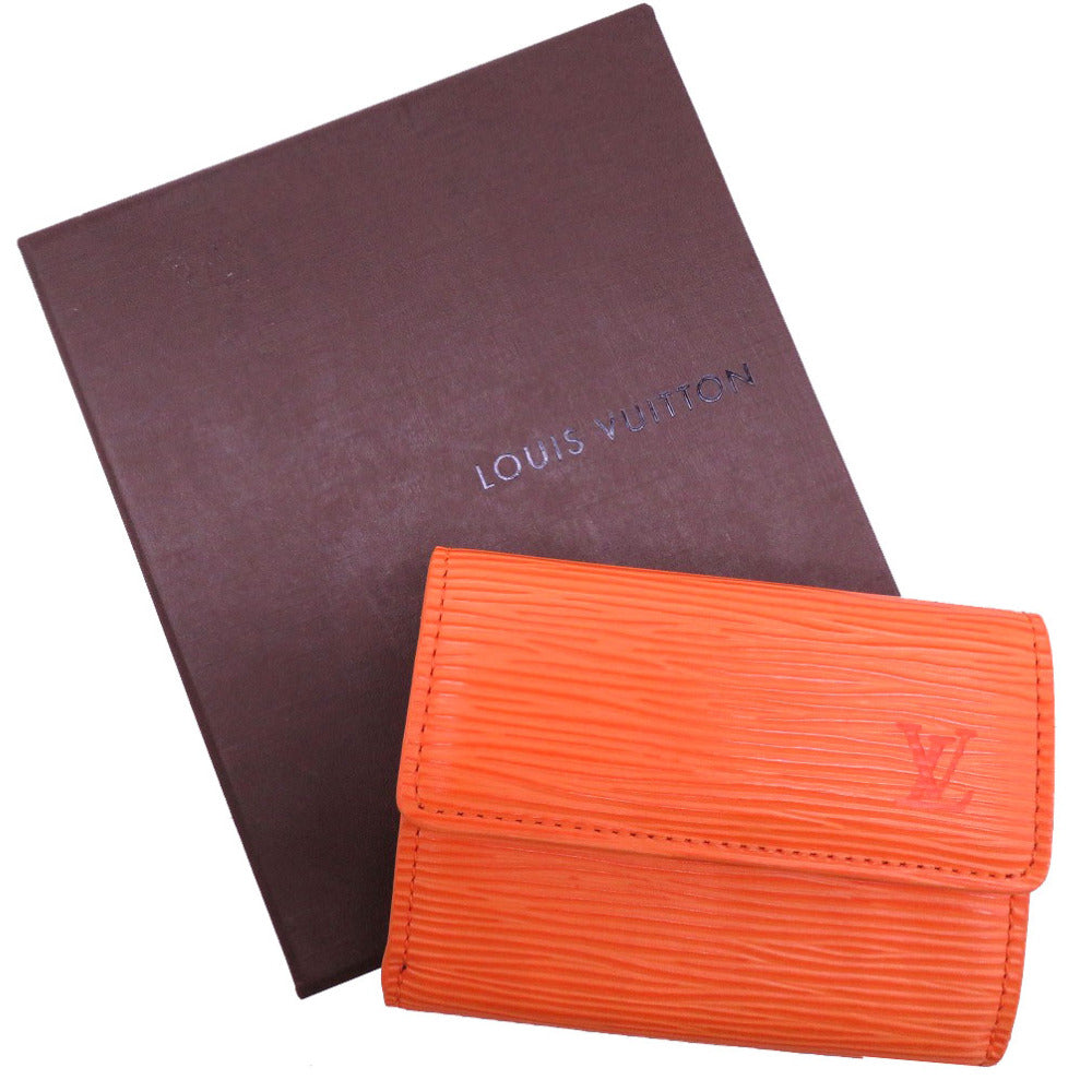 未使用 ルイ・ヴィトン ラドロー エピ M6330H コインケース エピレザー マンダリン LV 0202【中古】LOUIS VUITTON レディース