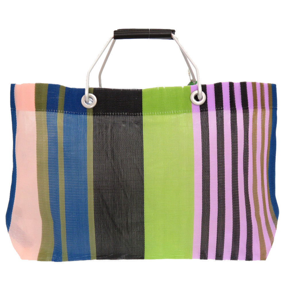 未使用 マルニ フラワーカフェ  SHMH0012A0 ナイロン ミレーグリーン トートバッグ 0204 【中古】 MARNI