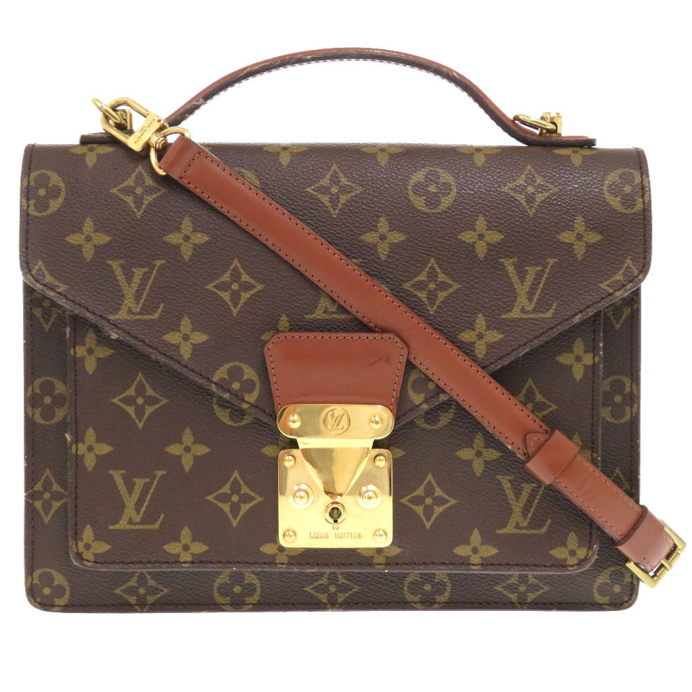 ルイ ヴィトン モンソー モノグラム M51185 2WAY ハンドバッグ LV 0219 【中古】 LOUIS VUITTON メンズ