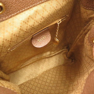 グッチ バンブー スエード ブラウン ゴールド金具 003 2034 リュックサック バッグ 茶 0226 【中古】 GUCCI スエード