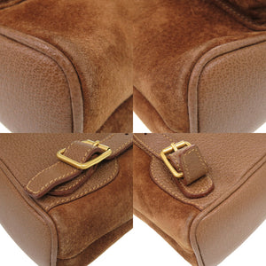 グッチ バンブー スエード ブラウン ゴールド金具 003 2034 リュックサック バッグ 茶 0226 【中古】 GUCCI スエード