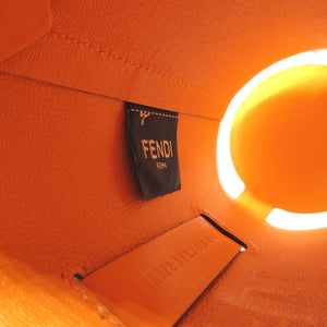 美品 フェンディ 7AR972 レザー オレンジ ステンレスボトル ショルダー ボトルホルダー 0230【中古】FENDI