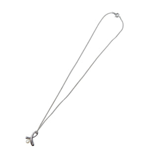 美品 タサキ 田崎真珠ペンダント シルバー925 淡水パール ネックレス 0237【中古】TASAKI SHINJU