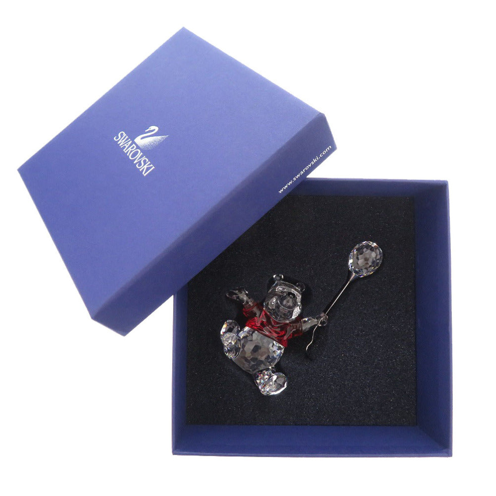 未使用 スワロフスキー くまのプーさん フィギュア クリスタル クリア オブジェ 0241【中古】SWAROVSKI