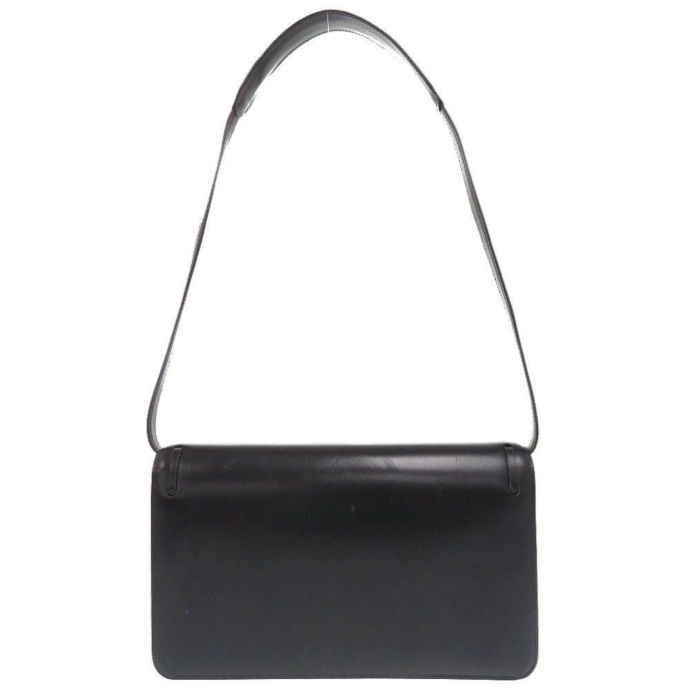 美品 エルメス タッセル ヴィンテージ ボックスカーフ ネイビー ゴールド金具 〇R刻印 ショルダーバッグ 紺 0252 【中古】 HERMES