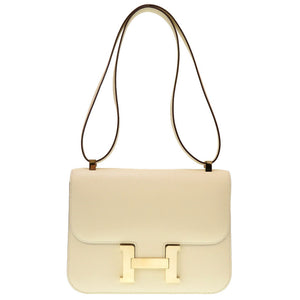 新品同様 エルメス コンスタンス ミロワール 24 ヴォーエプソン ナタ ゴールド金具 B刻印(2023年製) ショルダーバッグ バッグ 0009 【中古】 HERMES