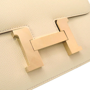 新品同様 エルメス コンスタンス ミロワール 24 ヴォーエプソン ナタ ゴールド金具 B刻印(2023年製) ショルダーバッグ バッグ 0009 【中古】 HERMES