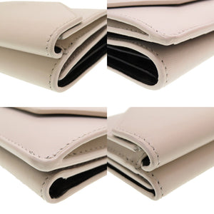 バレンシアガ コンパクトウォレット レザー アイボリー 736730 三つ折り財布 財布 0030 【中古】 BALENCIAGA