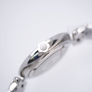 未使用 エンポリオ アルマーニ クオーツ AR-11195 腕時計 ステンレススチール ボーダー 0032【中古】Emporio Armani レディース