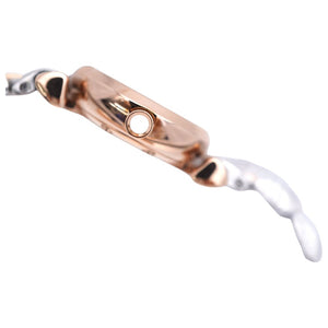 未使用品 エンポリオ アルマーニ クオーツ AR-11195 腕時計 SS ホワイトシェル 0035【中古】Emporio Armani レディース