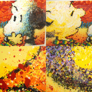 美品 トム・エバーハート DOG BREATH スヌーピー リトグラフ 絵画 絵 0073【中古】Tom Everhart