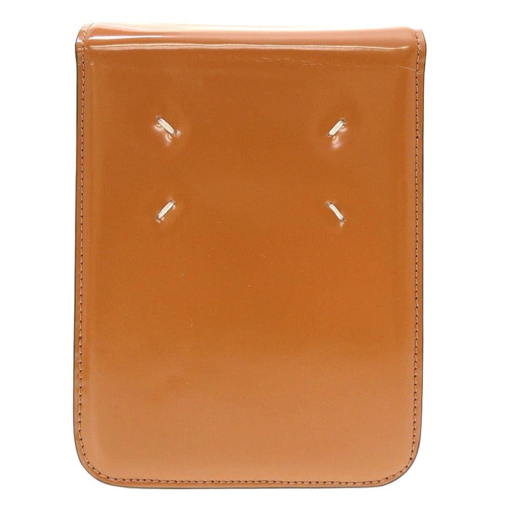 新品同様 メゾンマルジェラ チェスト S35WG0159 レザー ブラウン 茶 ショルダーバッグ 0118【中古】Maison Margiela