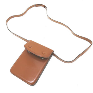 新品同様 メゾンマルジェラ チェスト S35WG0159 レザー ブラウン 茶 ショルダーバッグ 0118【中古】Maison Margiela