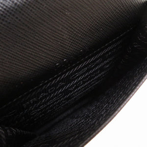 美品 プラダ 2ZH068 レザー ブラック 黒 ミニ ストラップ ショルダーバッグ 0119【中古】PRADA