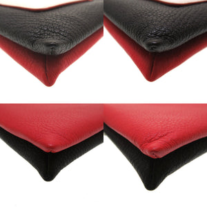 新品同様 ジバンシー BC06863507 レザー ブラック 黒 レッド 赤 チェーン ショルダーポーチ バッグ 0120【中古】GIVENCHY