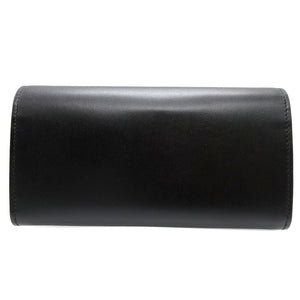 未使用 グッチ 762167 ミニジョーンダブル レザー ブラック 黒 2つ折り長財布 財布 0140【中古】GUCCI