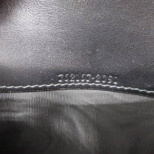 未使用 グッチ 762167 ミニジョーンダブル レザー ブラック 黒 2つ折り長財布 財布 0140【中古】GUCCI