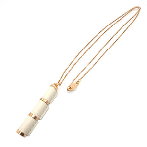 未使用 エルメス シャルニエールGM ヴォースイフト メタル ナタ ローズゴールド ネックレス 0151【中古】HERMES