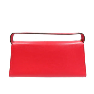 美品 ジェイアンドエムデヴィッドソン エレノア 2WAY レザー ゴールド金具 レッド ショルダーバッグ ハンドバッグ 0155【中古】J&M DAVIDSON