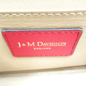 美品 ジェイアンドエムデヴィッドソン エレノア 2WAY レザー ゴールド金具 レッド ショルダーバッグ ハンドバッグ 0155【中古】J&M DAVIDSON