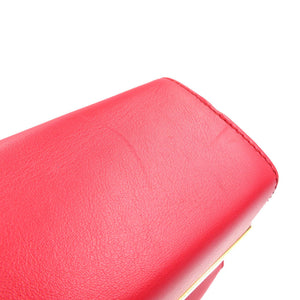 美品 ジェイアンドエムデヴィッドソン エレノア 2WAY レザー ゴールド金具 レッド ショルダーバッグ ハンドバッグ 0155【中古】J&M DAVIDSON