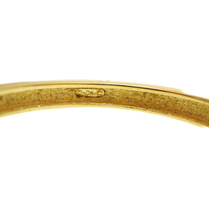 ディオール ストーン ヴィンテージ バングル ゴールド アンティーク ブレスレット アクセサリー 0183【中古】Dior レディース