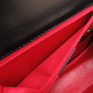 美品 グッチ バンブー レザー ネイビー 000 2046 0188 2WAY ハンドバッグ バッグ 0184 【中古】 GUCCI