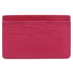 美品 ルイ ヴィトン ポルトカルト サーンプル エピ フューシャ M60327 カードケース LV 0190 【中古】 LOUIS VUITTON