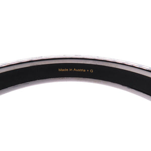 新品同様 エルメス エマイユ PM バングル 七宝焼き ブルー G刻印 0196【中古】HERMES