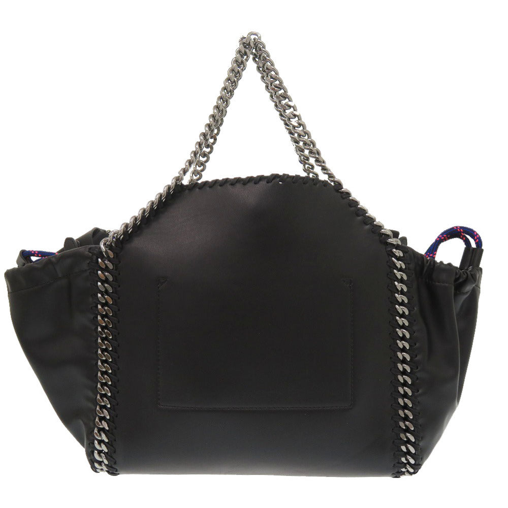 美品 ステラマッカートニー ファラベラ ブラック 合成皮革 700231 W8836 2WAY ハンドバッグ 黒 0198 【中古】 Stella McCartney