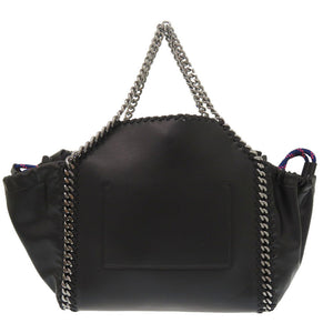 美品 ステラマッカートニー ファラベラ ブラック 合成皮革 700231 W8836 2WAY ハンドバッグ 黒 0198 【中古】 Stella McCartney