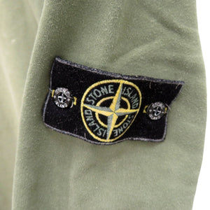 美品 ストーンアイランド コットン クルーネック スウェット カーキ 0206【中古】STONE ISLAND