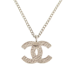 美品 シャネル ココマーク オレンジ 06Pシルバー ネックレス アクセサリー 0227 【中古】 CHANEL レディース