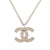 美品 シャネル ココマーク オレンジ 06Pシルバー ネックレス アクセサリー 0227 【中古】 CHANEL レディース