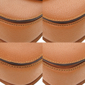 美品 グッチ バンブー レザー ブラウン ゴールド金具 000 2046 0188 2WAY ハンドバッグ 茶 0271 【中古】 GUCCI