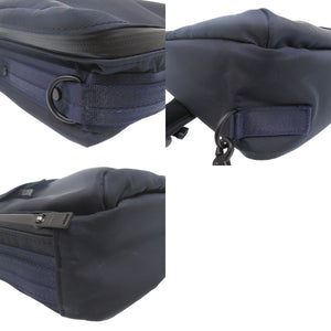 新品同様 ポーター ビュー VIEW 3WAY BRIEFCASE ブリーフケース ナイロン ネイビー 0968【中古】PORTER