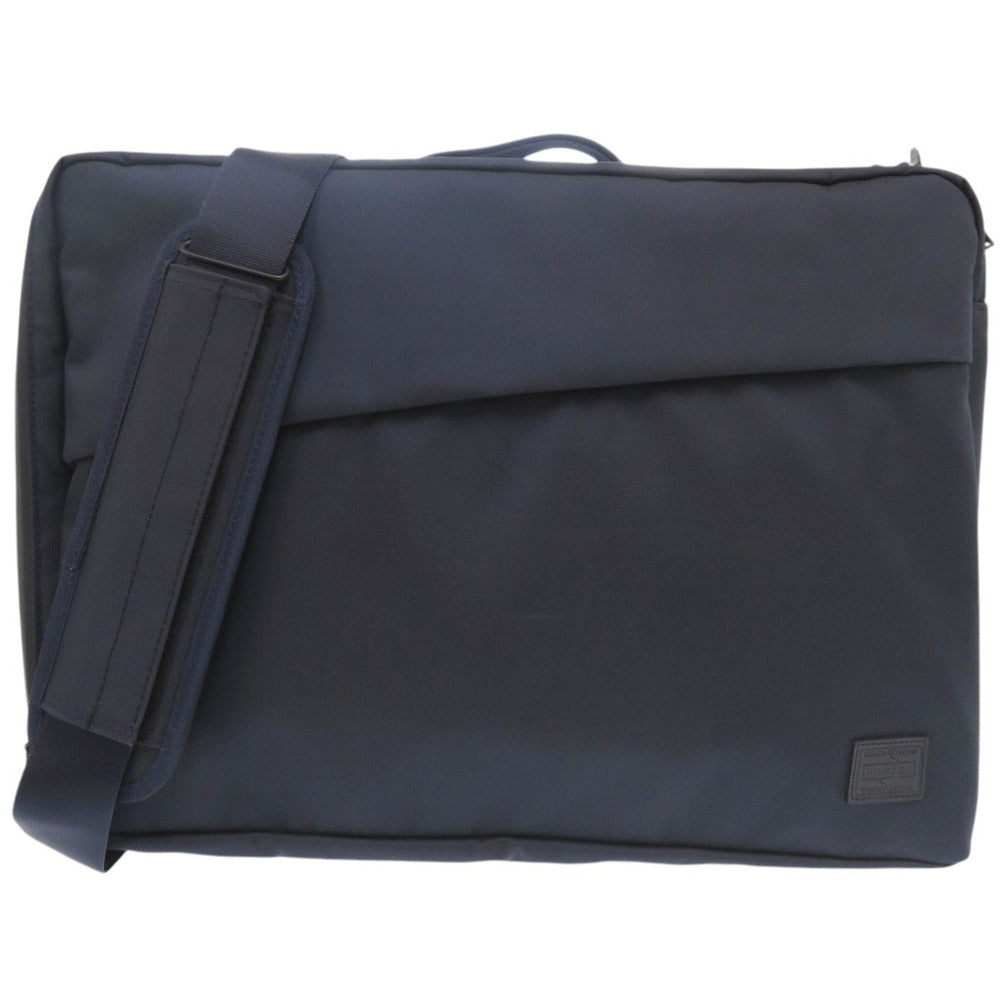 新品同様 ポーター ビュー VIEW 3WAY BRIEFCASE ブリーフケース ナイロン ネイビー 0968【中古】PORTER