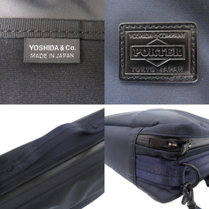 新品同様 ポーター ビュー VIEW 3WAY BRIEFCASE ブリーフケース ナイロン ネイビー 0968【中古】PORTER
