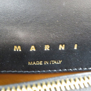 未使用 マルニ アタッシュバッグ BMMP0027Y0 カーフスキン ゴールド金具 ブラック 黒 ベージュ 2WAY ショルダーバッグ ハンドバッグ 0011【中古】MARNI