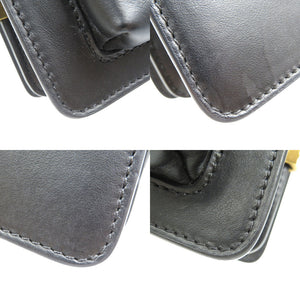 未使用 マルニ アタッシュバッグ BMMP0027Y0 カーフスキン ゴールド金具 ブラック 黒 ベージュ 2WAY ショルダーバッグ ハンドバッグ 0011【中古】MARNI