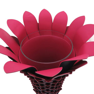 美品 ルイ ヴィトン トロピカリストの花瓶 GI0335 レザー ネイビー ピンク 花瓶 Tropicalist Vase LV 0027 【中古】 LOUIS VUITTON