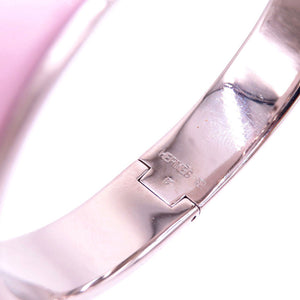 美品 エルメス クリッククラックPM メタル ピンク ブレスレット 0090 【中古】 HERMES