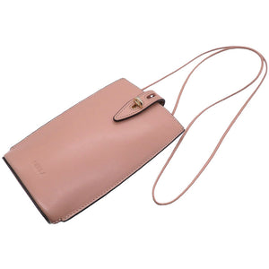 美品 フルラ ウニカ ショルダーバッグ ミニバッグ スマホケース レザー カメオ 0098【中古】FURLA