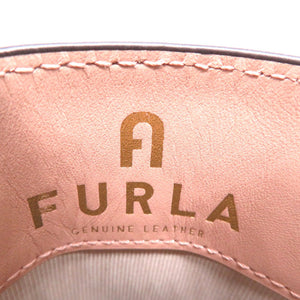 美品 フルラ ウニカ ショルダーバッグ ミニバッグ スマホケース レザー カメオ 0098【中古】FURLA