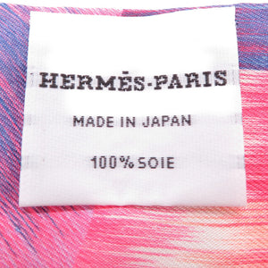 新品同様 エルメス ツイリー 京都マーブル スカーフ シルク マルチカラー 0104【中古】HERMES