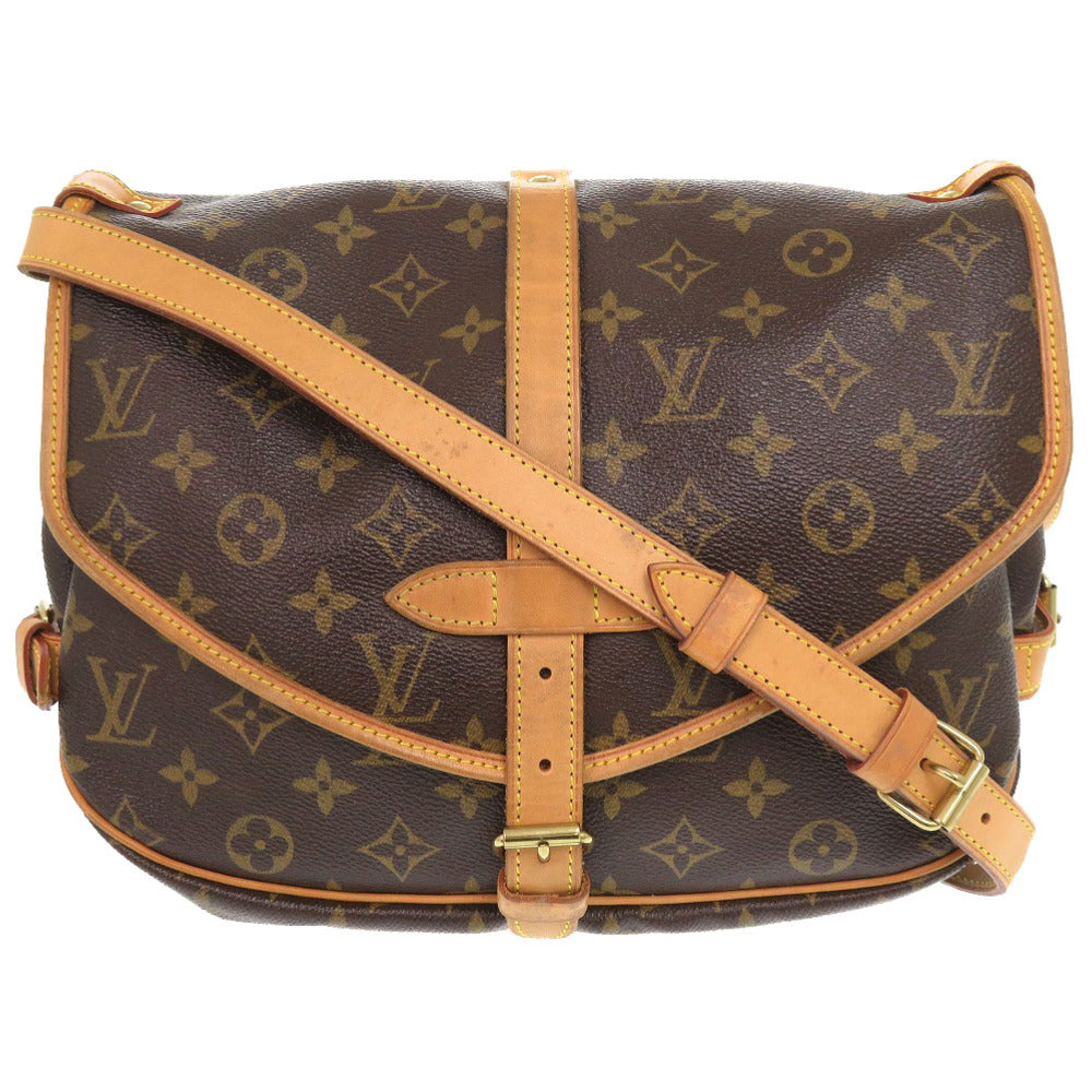 ルイ ヴィトン ソミュール30 モノグラム M42256 ショルダーバッグ LV 0109 【中古】 LOUIS VUITTON