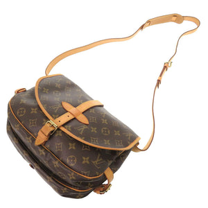 ルイ ヴィトン ソミュール30 モノグラム M42256 ショルダーバッグ LV 0109 【中古】 LOUIS VUITTON