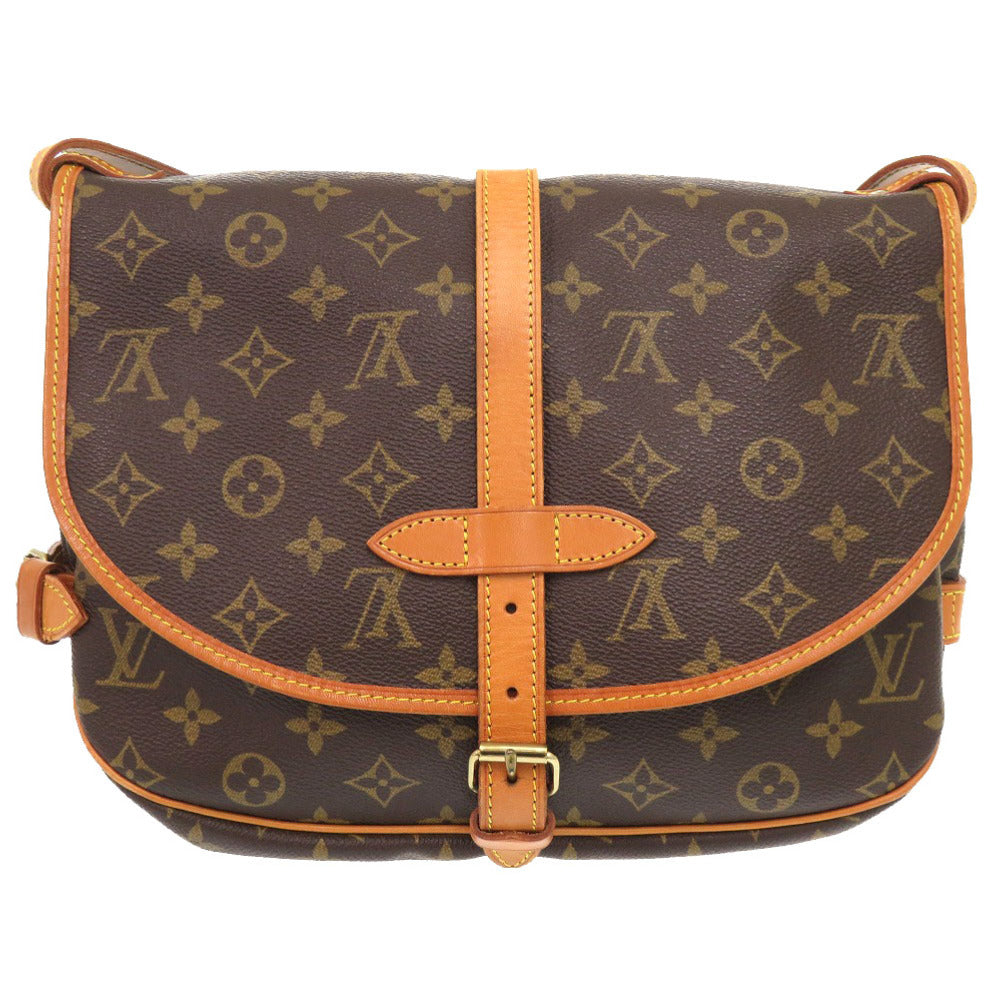 ルイ ヴィトン ソミュール30 モノグラム M42256 ショルダーバッグ LV 0110 【中古】 LOUIS VUITTON